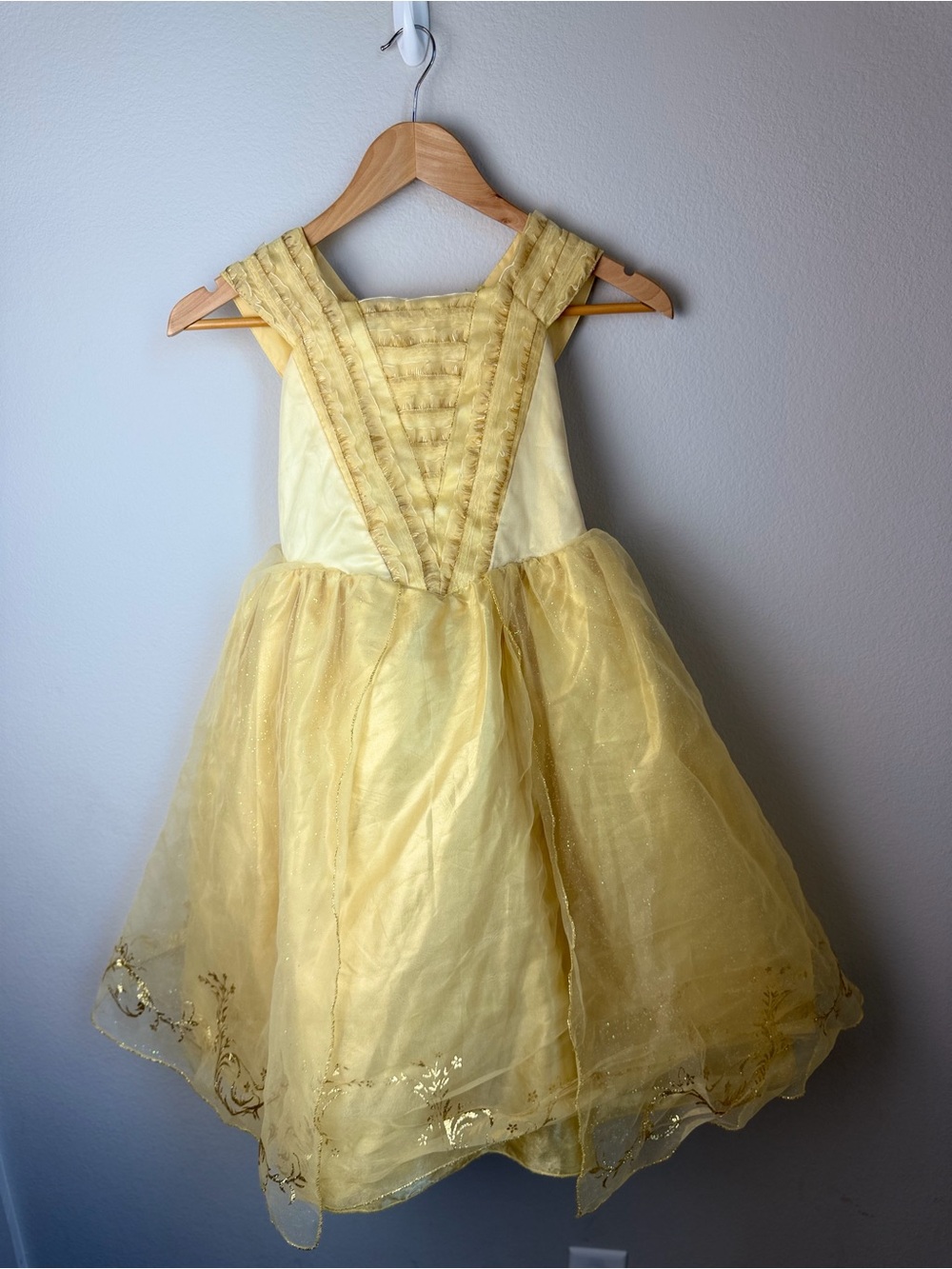 Yellow Princess Belle Tulle Costume Dress for Kids